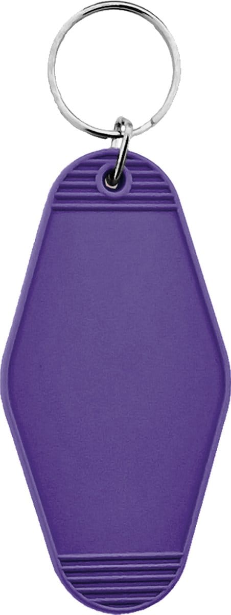 CombiCraft Blanco Hunter hotel sleutelhanger 45x88mm paars - 5 stuks