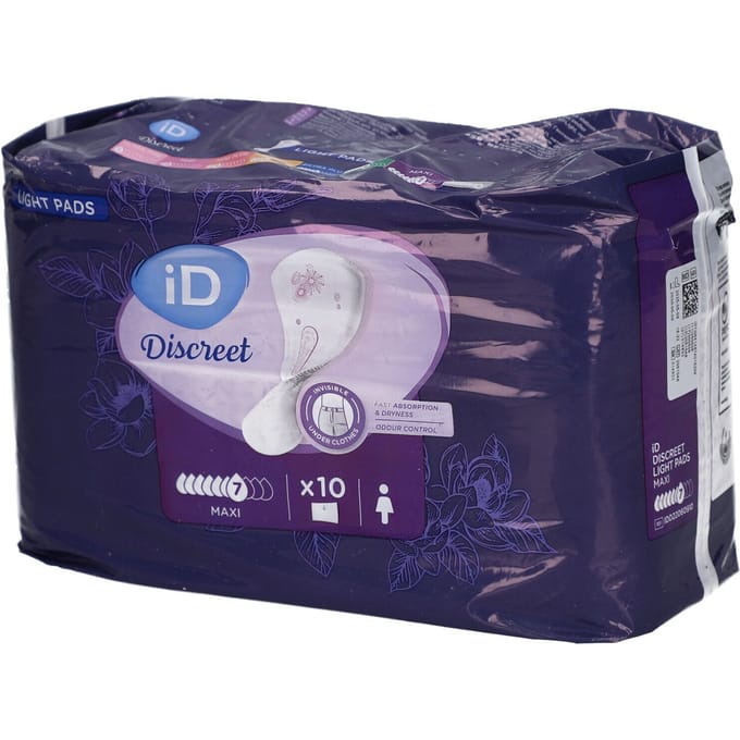 iD Discreet Light Pads Maxi - 1 pak van 10 stuks