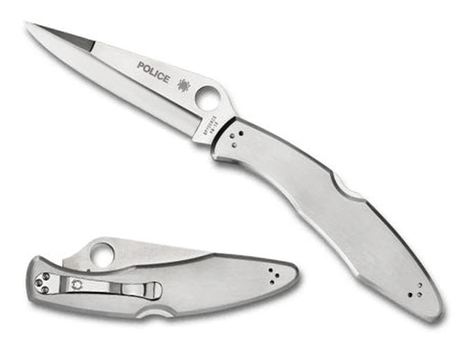 Spyderco Zakmes Police 3 Silver VG-10 PE