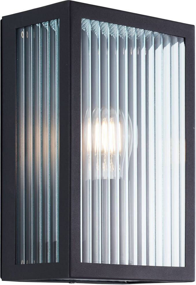 Brilliant Getta - Buiten wandlamp - E27 max 1x40W - Zwart
