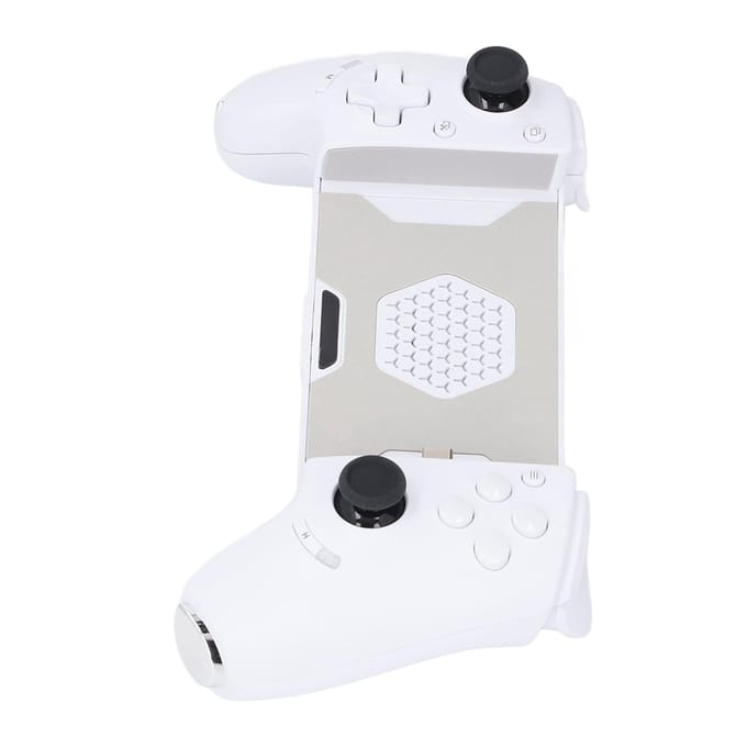 Mobiele Gamecontroller Type C Bedraad Bluetooth Draadloos Turbo Auto Fire Mobiele Telefoon Gaming white