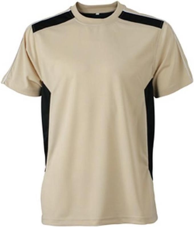 James and Nicholson Uniseks handwerkslieden T-Shirt (Steen/Zwaar)