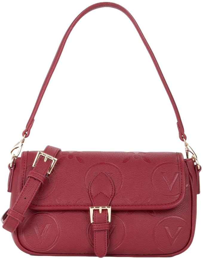VALENTINO schoudertas Samba Re Flap Bag Rosso Scuro wijnrood