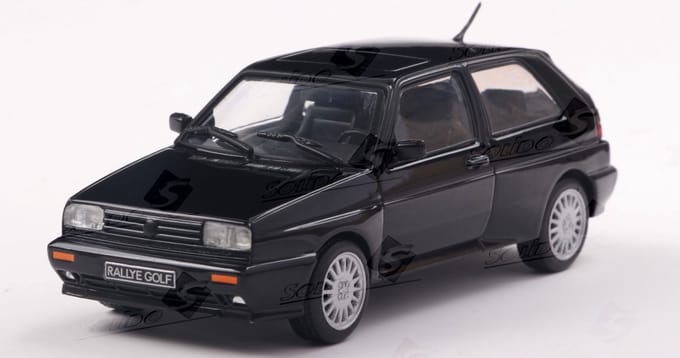 VW Golf III '89, zwart Solido schaal 1:43