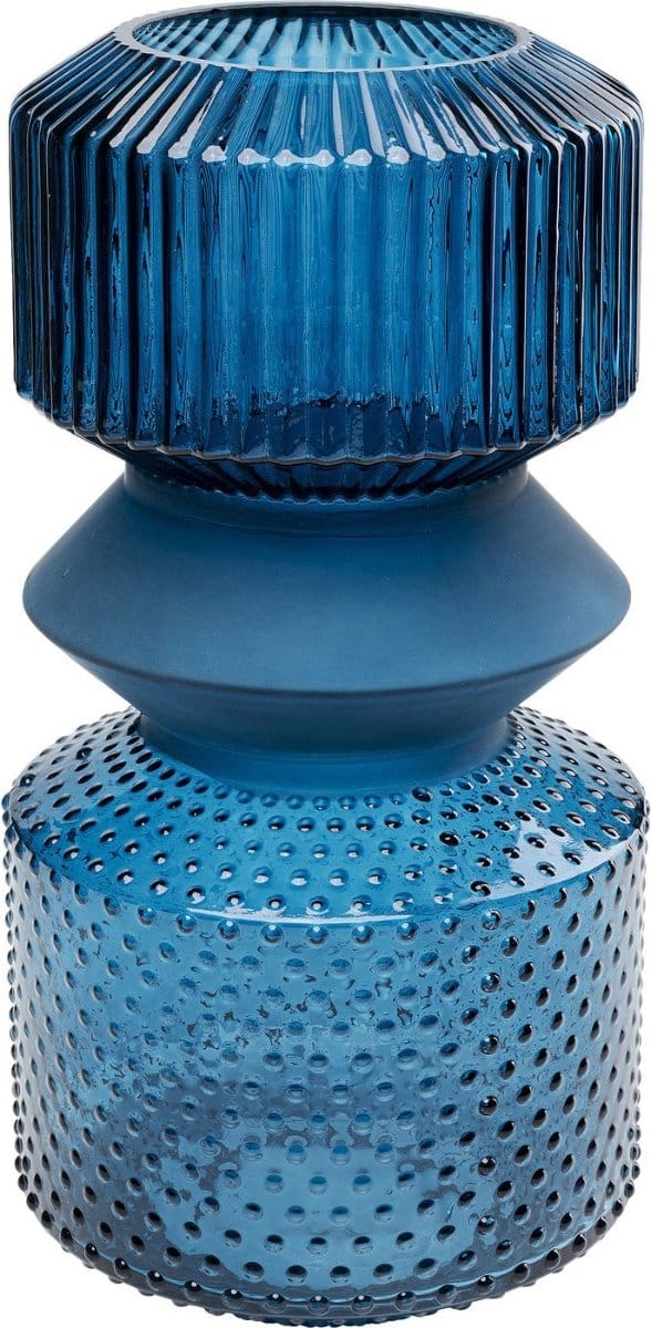 Kare Vaas Marvelous Duo Blauw 36cm