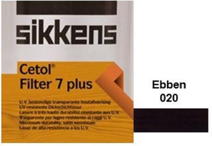 Sikkens Cetol Filter 7 Plus - 020 - Ebben - 1 l - 16 m²/l