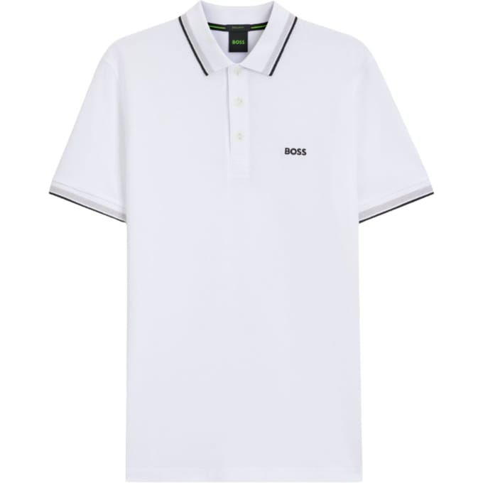 Regular fit poloshirt met labelstitching, model 'Paddy'