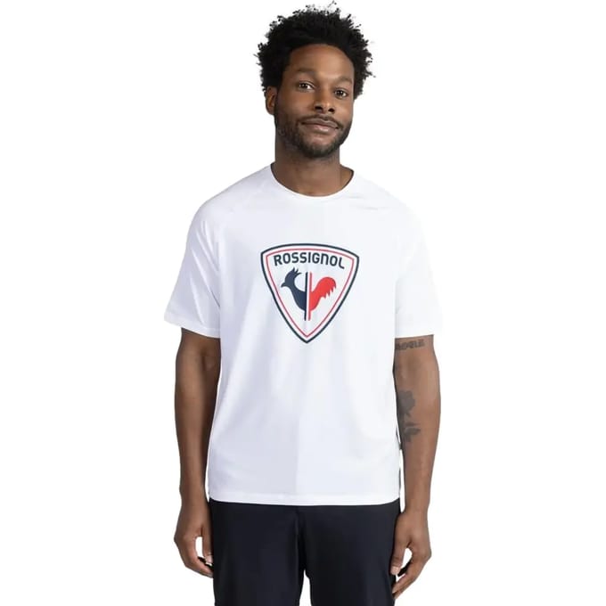 Rossignol Westweg Shield T-shirt Met Korte Mouwen Wit L Man