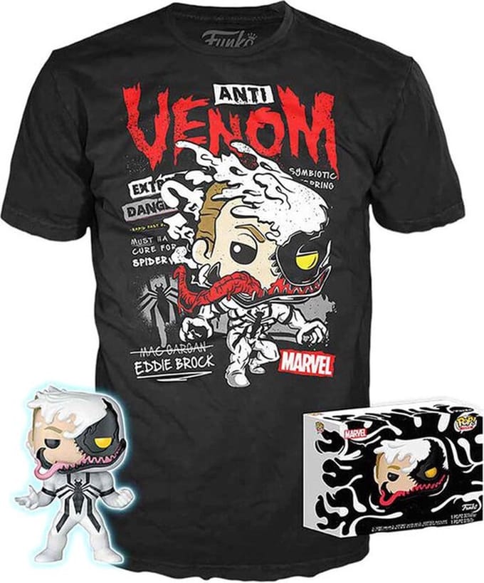 Pop! Marvel: Set Figure and Tee - Anti-Venom Maat S FUNKO