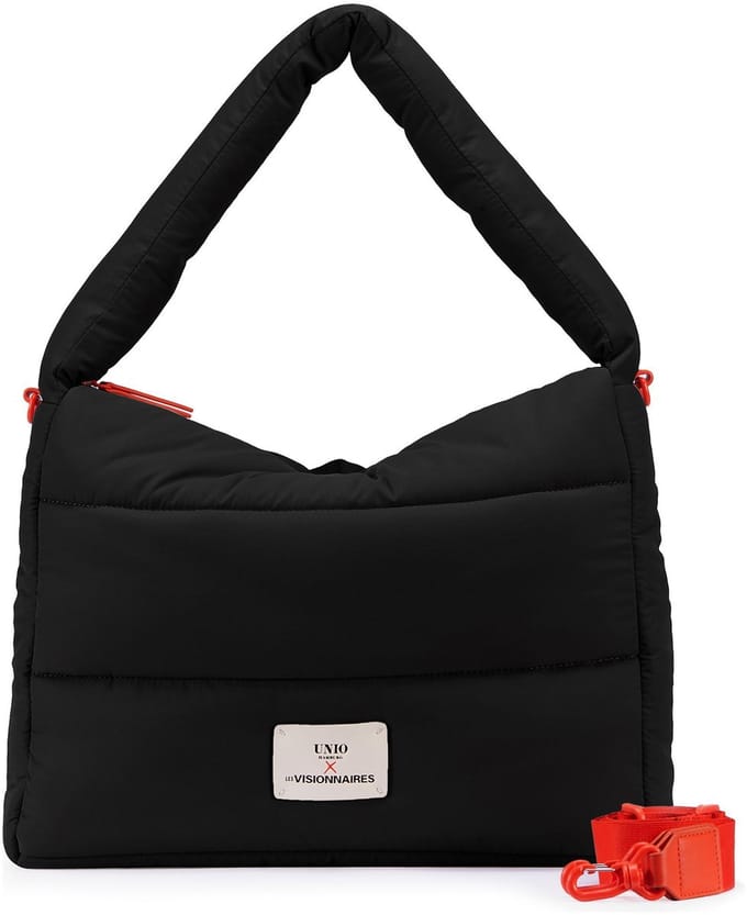 LES VISIONNAIRES Unio Hobo Schoudertas 38 cm - Dames - black