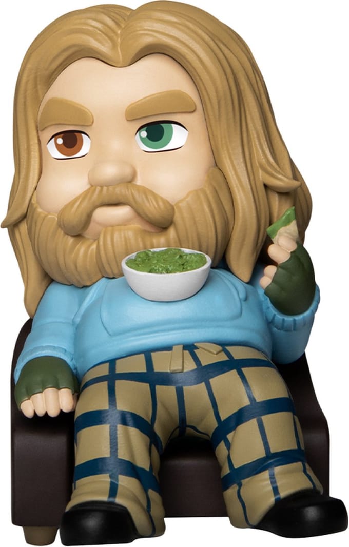 Beast Kingdom - Marvel - Avengers: Endgame - Bro Thor Serie - Snack Tijd - Beeld - 8cm