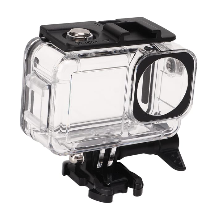 Actiecamera's Duikbehuizing 40m Waterdichte Onderwater Beschermende Behuizing met Cold Shoe black