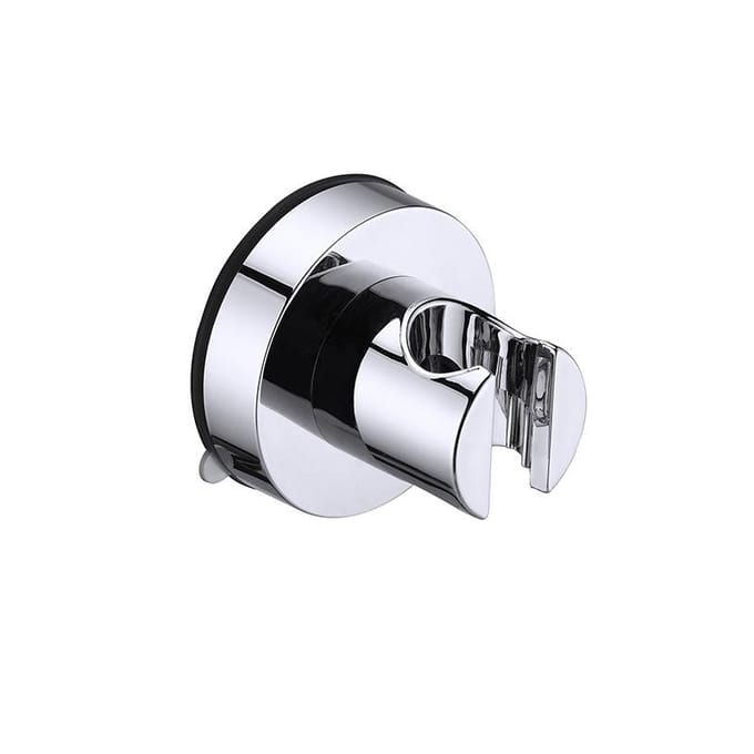 Support de pomme de douche universel mural, ventouse, support de robinet de douche, pulvérisateur à main, Base fixe pour accessoires de salle de bains argenté
