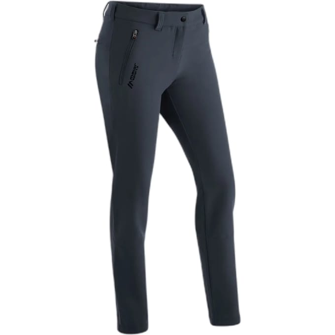 Maier Sports Helga Slim Stretchbroek Dames, graphite Maat DE 36 (Regular)