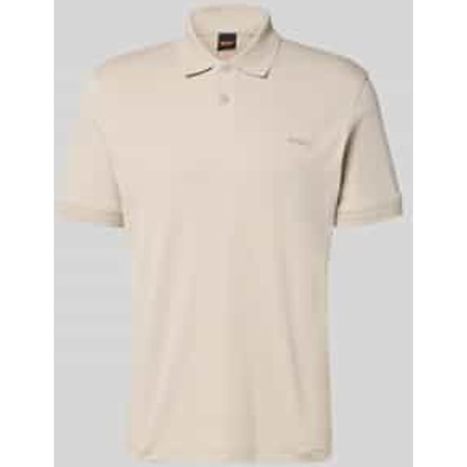 regular fit poloshirt van puur katoen model 'INTERLOCK'