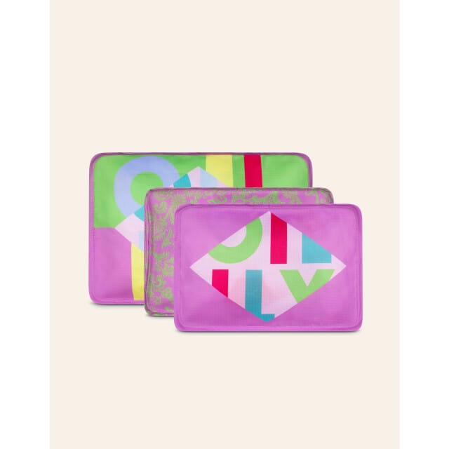 Oilily - Travel Pouch Set 3 Pcs (L + 2 M) - Multicolor - One size