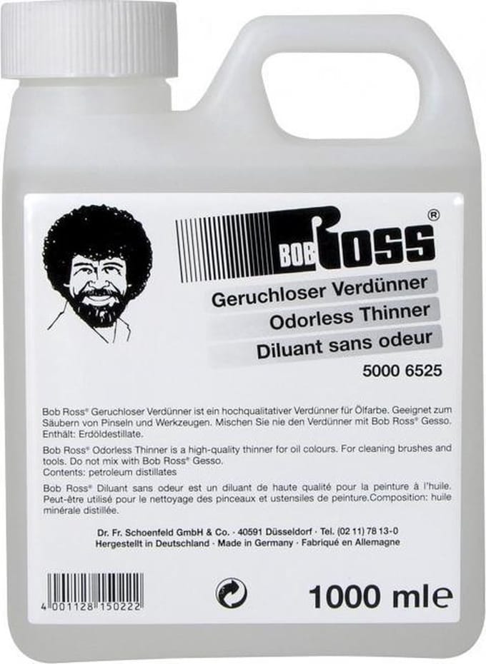 Bob Ross Reukloze Thinner - Olieverf Verdunner - 946 ml