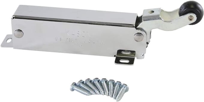 Hydraulische deurdranger voor zelfsluitende deuren met blootgestelde montage