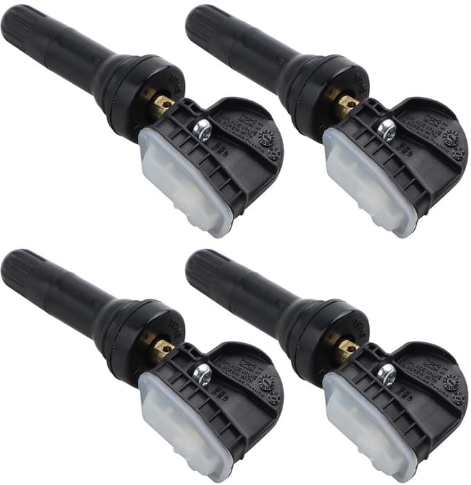 Bandenspanningssensoren - TPMS Sensoren - Veilig Rijden - Set van 4 - 10.5x9x6 cm