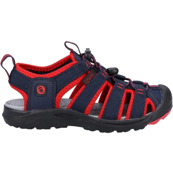 Cotswold Kinderen/Kinderen Marshfield Sandalen (Rood/Blauw)