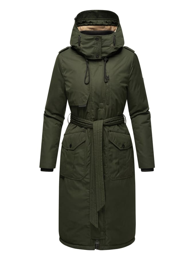Navahoo dames winterjas Hokulanii – Lang & Licht Gewatteerd