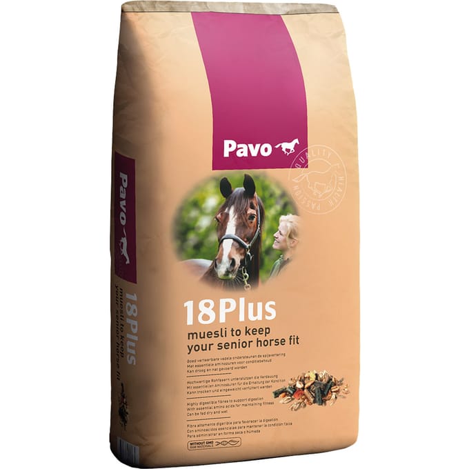 Pavo 18Plus Muesli - Paardenvoer-  15 kg