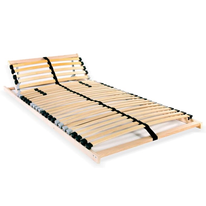 vidaXL - Lattenbodem - met - 28 - latten - 7 - zones - 90x200 - cm