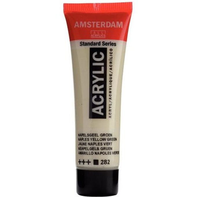 Verf - Acryl - 282 - Napels geel groen - Amsterdam - 20ml