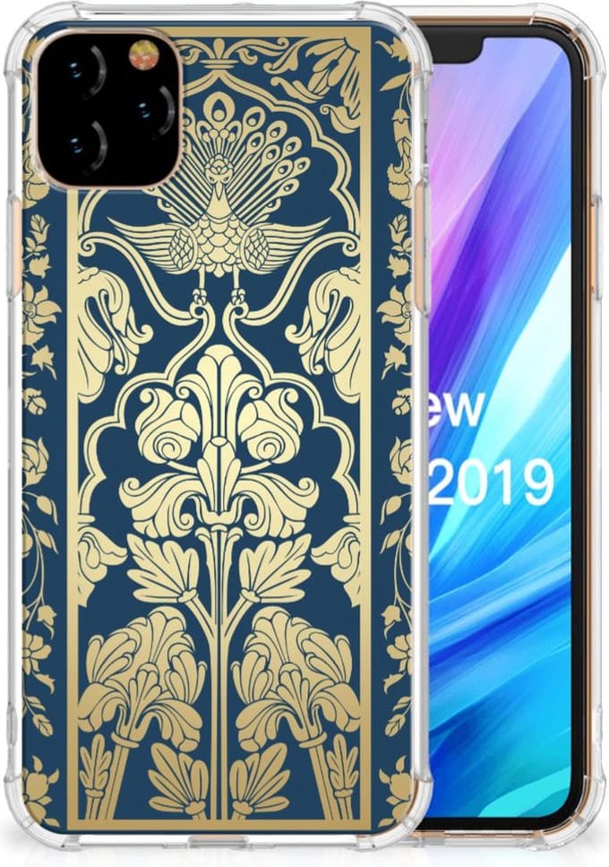 Apple iPhone 11 Pro Max Case Beige Flowers