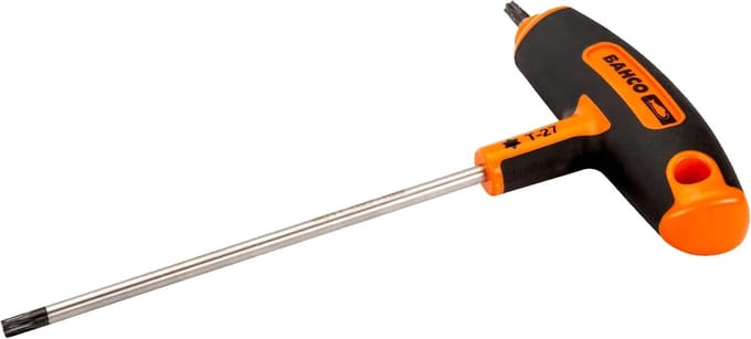 Zeskant Schroevendraaier - Torx Schroevendraaier - Precisiewerk - Geïsoleerd Handvat - T15 - Zwart Oranje