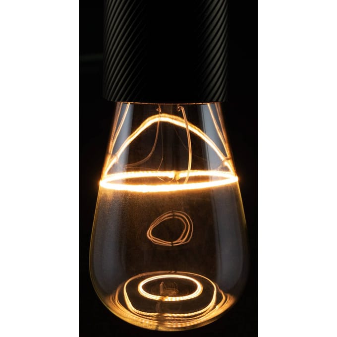 SEGULA LED Illusion rustiek E27 4W dim rook/helder