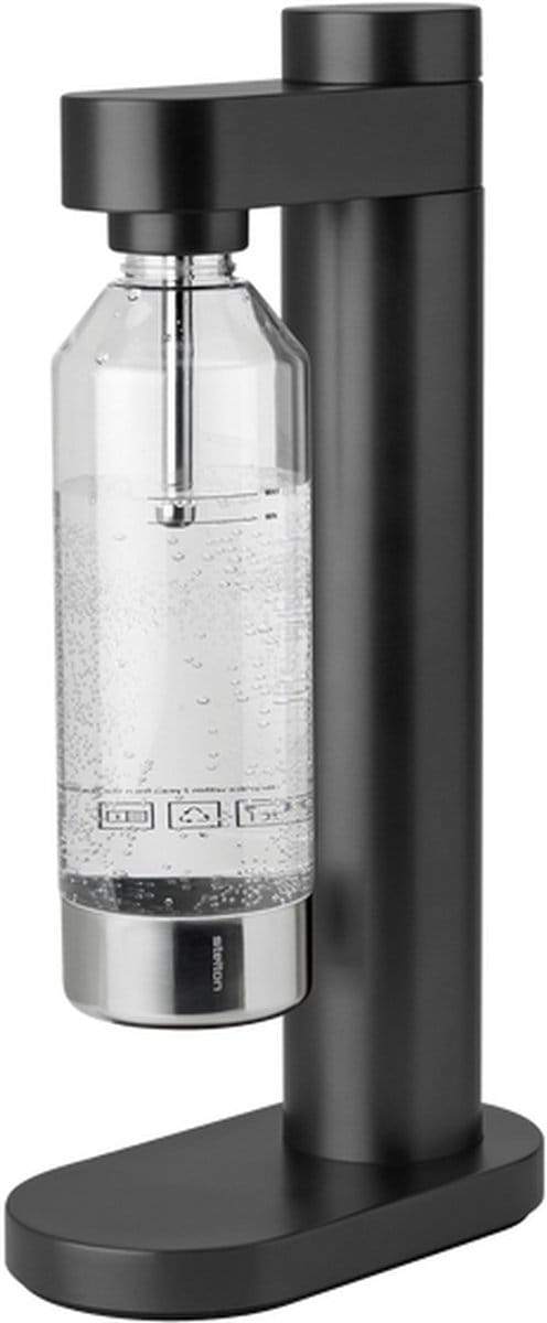 Stelton Brus - Sodawatermaker - Bruiswater - Carbonator - Zwart