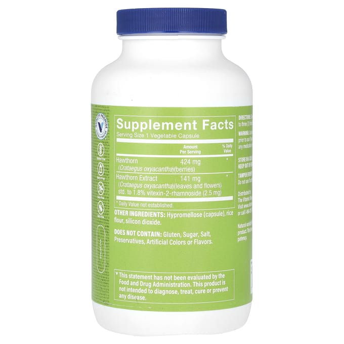 Meidoornextract, plantaardige capsules 300
