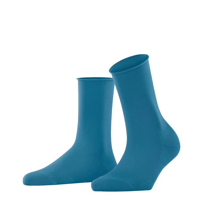 FALKE Active Breeze eenkleurig lyocell sokken dames blauw - maat 35-38