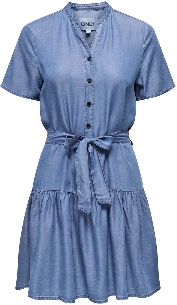 ONLY Denim jurk ONLPEMA Midi-jurk