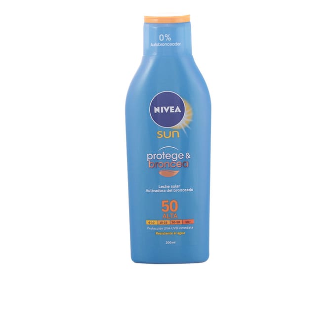 Nivea Sun Protect And Bronze Tan Activating Sun Lotion Spf50 200ml