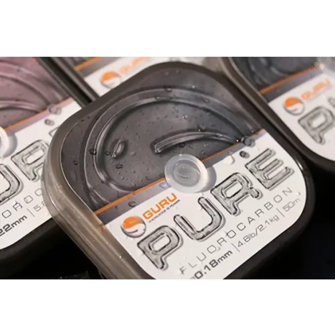 Guru - Pure Fluorocarbon | 0.18mm | 50m - Transparant