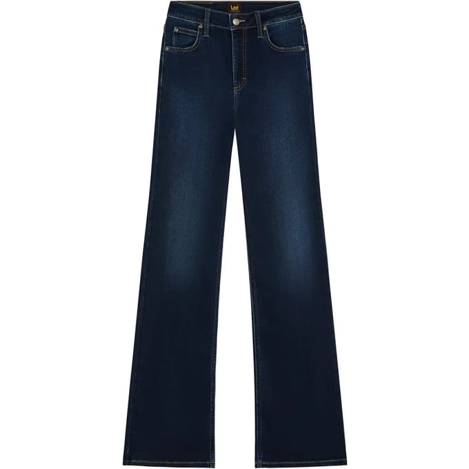 Lee - Lana - Dames Mid Rise Bootcut Jeans - Eternal Blue