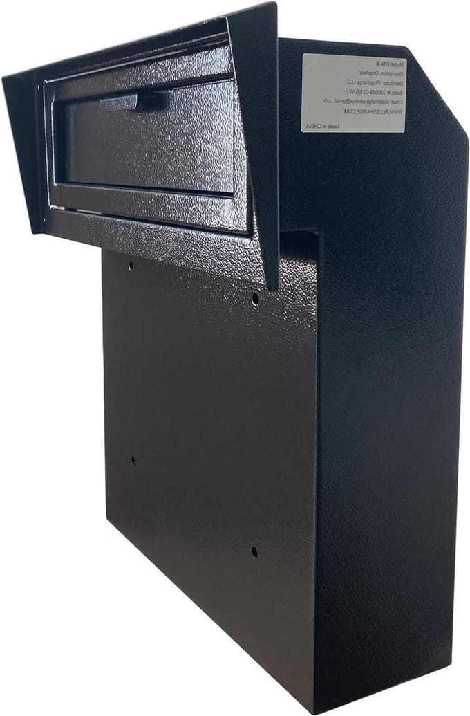 Brievenbus Deur Drop Box - Gegoten Staal Postbus - Veilig Storten Geld - Regendicht Ontwerp