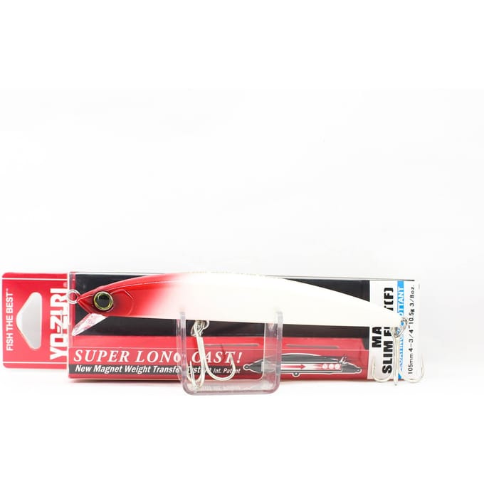 Yo Zuri Mag Slim Flat 105 Drijvend Aas R1539-PRH (4572) red