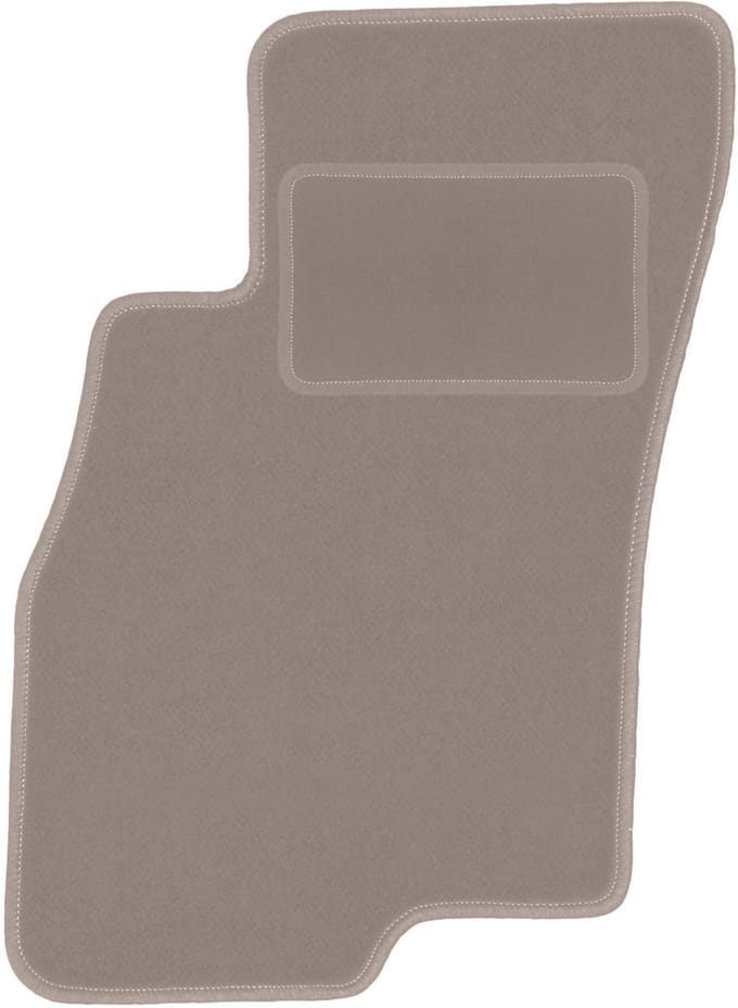Beige bestuurdersmat voor: Fiat Punto EVO hatchback (2998-2012)
