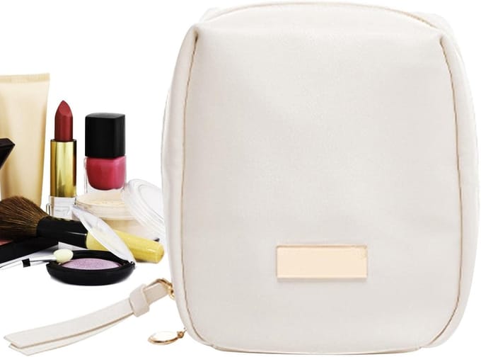 Famanu – Cosmetische reistas met extra grote capaciteit, herbruikbare make-up organizer met ritssluiting