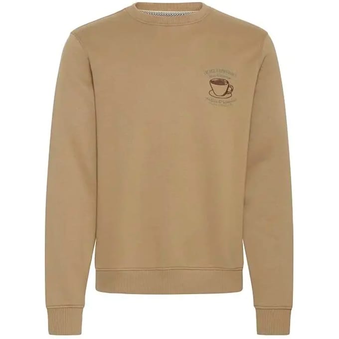 Sweatshirt met motiefstitching, model 'HIFOLO'