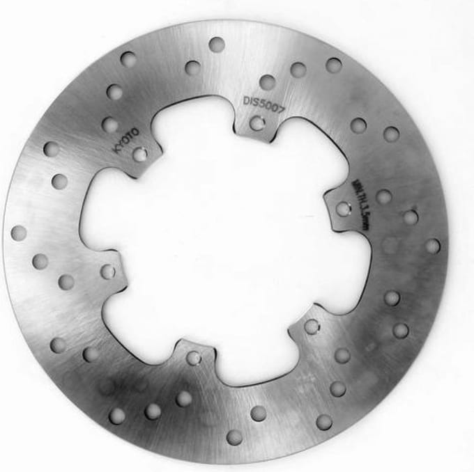 Disque de frein Perftec pour Scooter Gilera 200 Vxr Runner 2005 à 2006 Ø220X105X4mm / AR Neuf