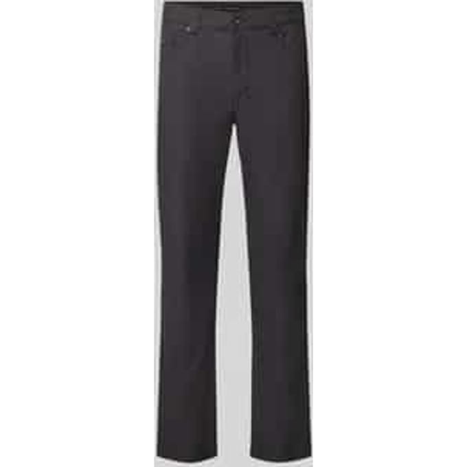 straight fit broek van katoenmix model 'Yarn'