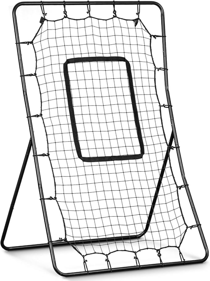 Honkbal en Softbal Pitching & Fielding Rebounder Retournet met Slagzone