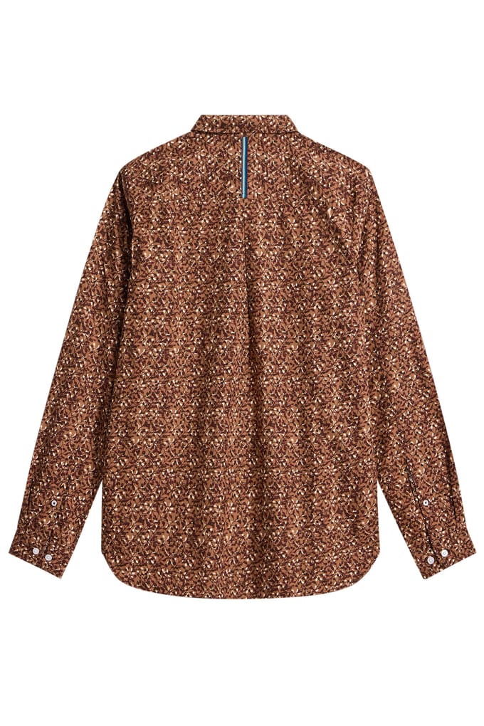 White Stuff Mini Twig Printed Shirt Pink Multi Größe: M | Casual hemden Outlet | Herren | Rosa