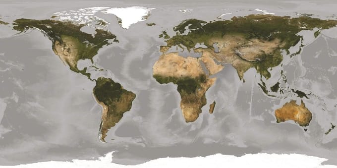 Fotobehang World