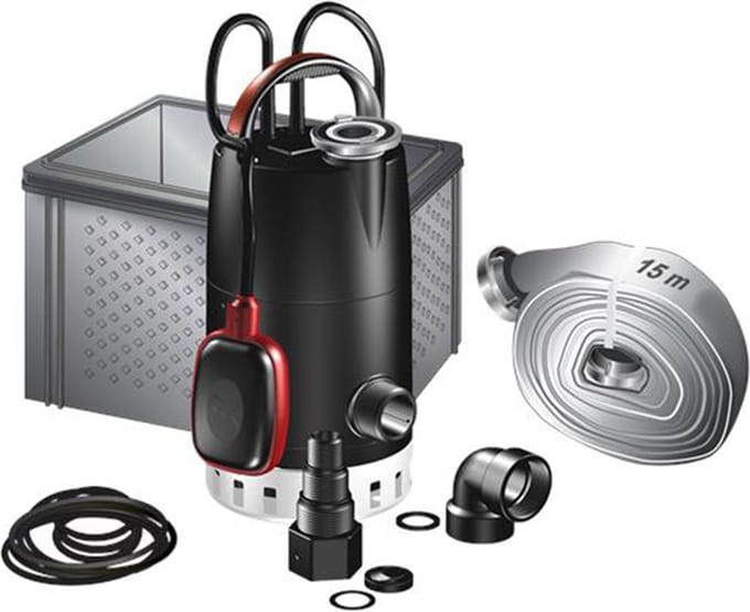 Grundfos Multibox met Unilift CC7-A1 en 2 slang van 15 m