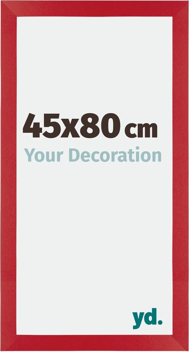 Your Decoration - Fotolijst 45x80 cm - MDF - Rood - Mura